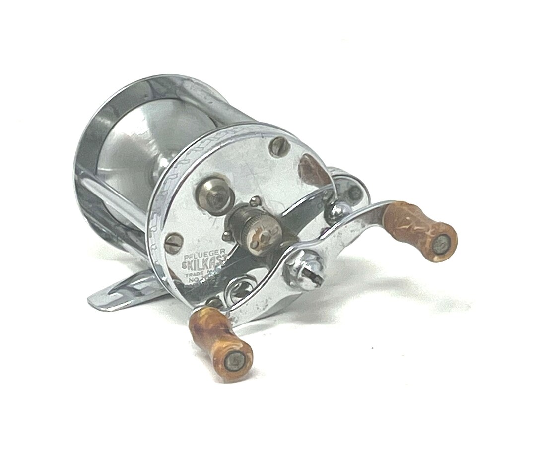 Vintage Pflueger Nobby Mark No. 1963 Fishing Reel Made In USA Working Condition Vintage Pflueger Nobby Mark No. 1963 Fishing Reel Made In USA Working Condition