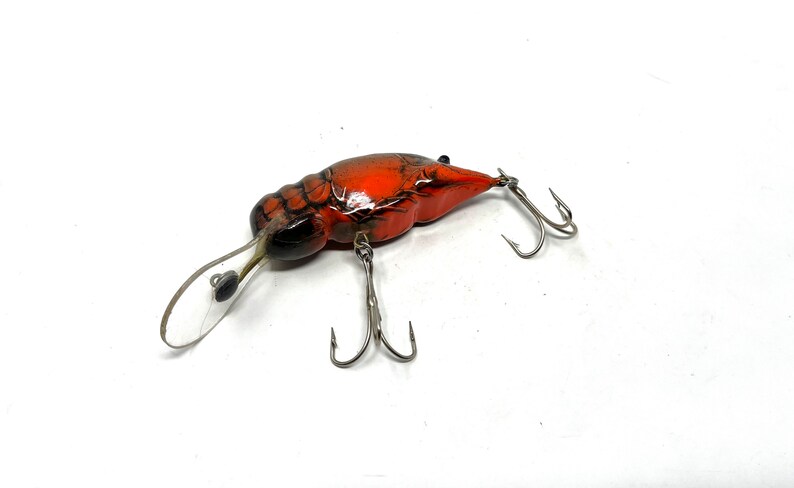 Leurre Vintage Bagley's Finger Mullet – Crankbait Bois – Pêche État D'Occasion