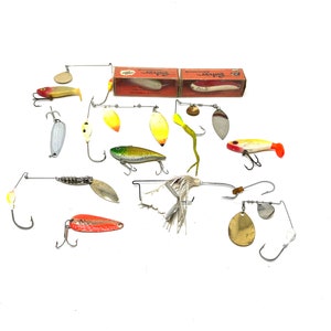 13 Miscellaneous Fishing Lures Vintage / Antique Fishing Lures