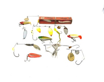 オールドルアーセット Old Japanese fishing lure VINTAGE Japan made Bone Tuna Fishing Lure LOT OF 3 ORIGINAL
