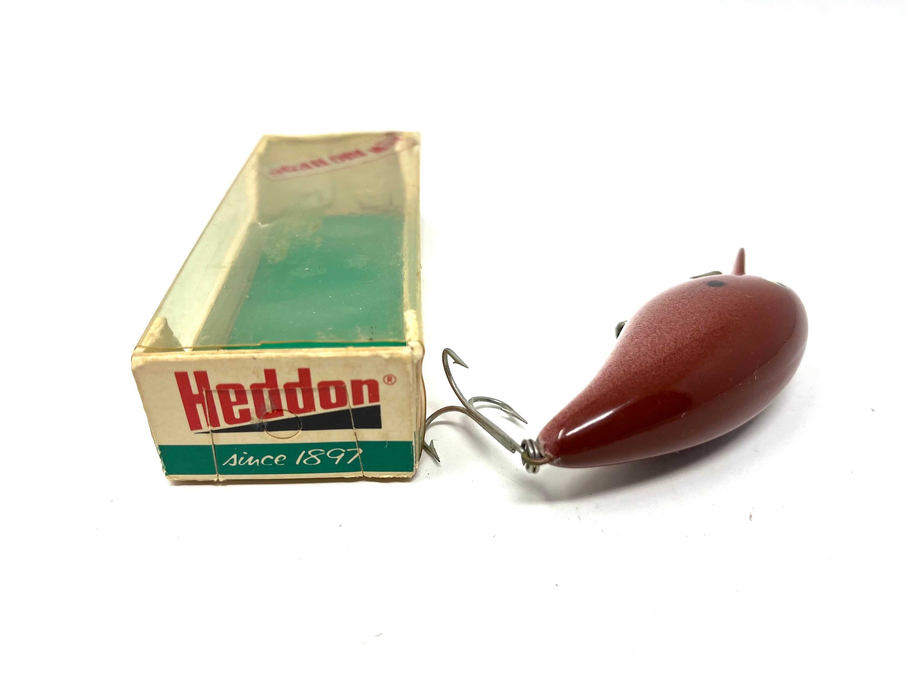 Vintage Heddon Big Hedd 9330 BWR Fishing Lure With Box - Etsy