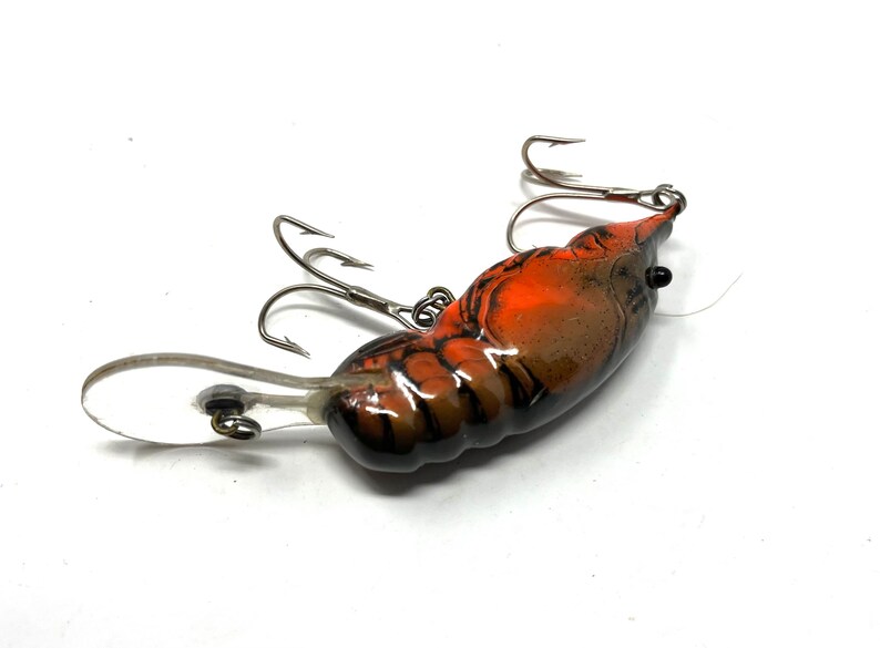 Vintage Bagley Small Fry Crayfish Lure / Antique Fishing Lure Etsy