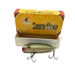 Vintage South Bend Babe-oreno No. 972 SF Green Blend Fishing Lure in  Original Box / Antique Fishing Lure South Bend Babe-oreno No 972 SF 