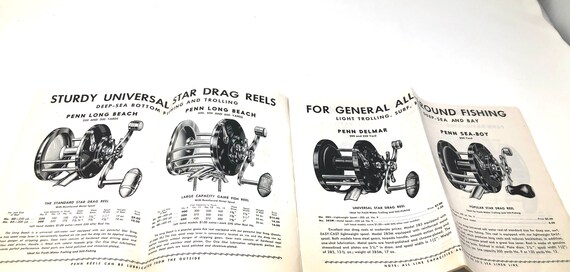Ancien Catalogue Penn Reels N°15 – Vintage Des Années 40, USA