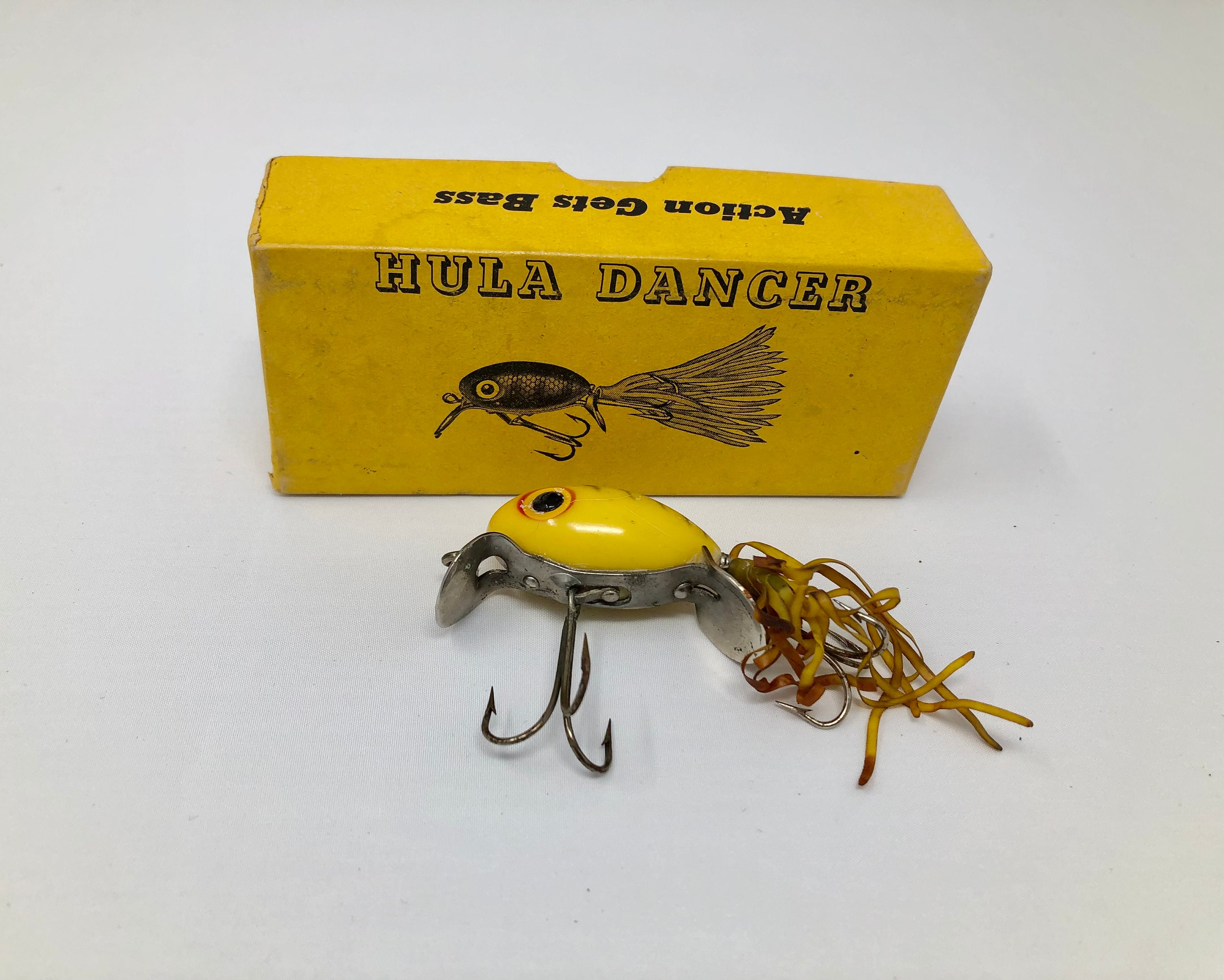 Vintage Vtg Fred Arbogast Hula Popper Lure