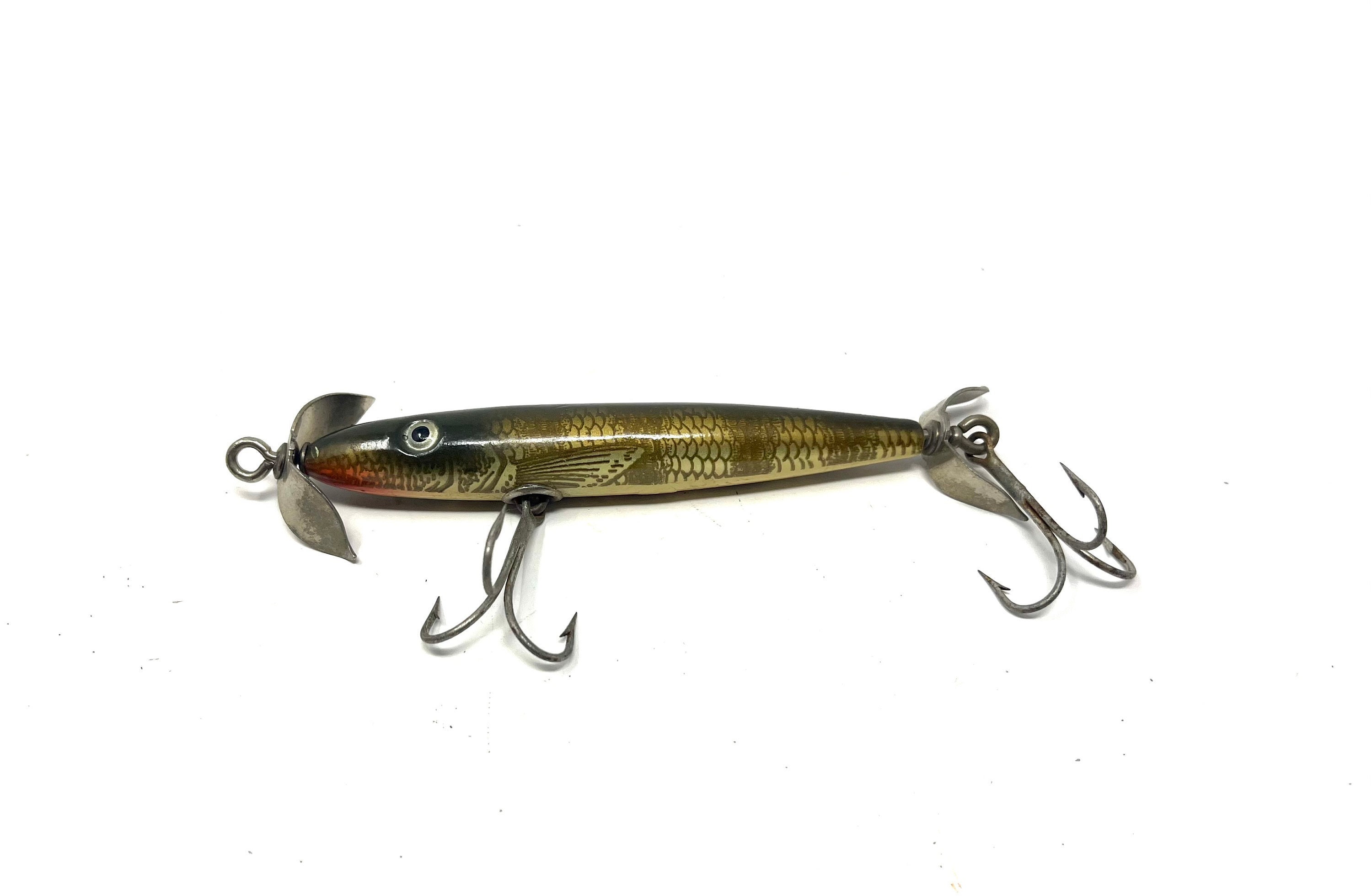Lot De Leurres De Pêche Vintage - Manivelles, Crappie, Slim Jims, Boîte Incluse