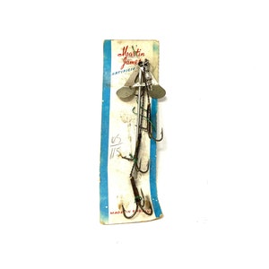 Vintage Martin Salmon Fishing Lure With Wire Leader / Antique Fishing Lure  Martin Salmon -  Norway