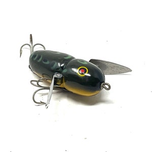 Antique Heddon Crazy Crawler mouse fishing lure