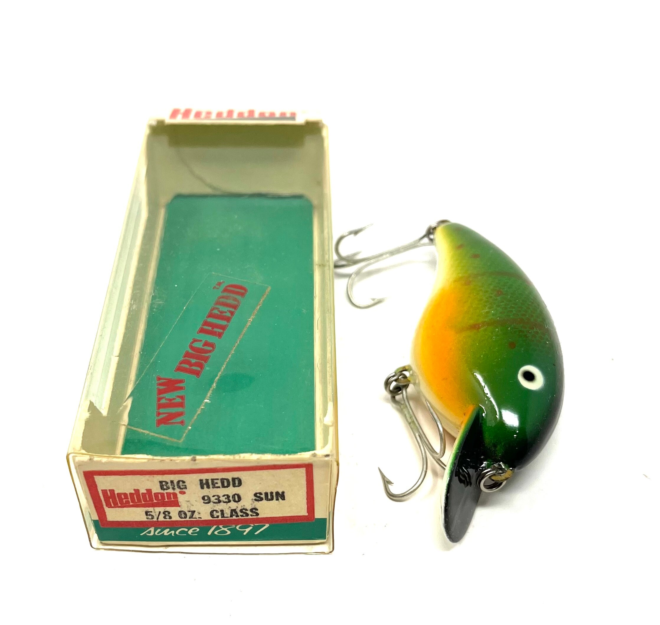 Vintage Heddon Big Hedd 9330 Sunfish 5/8 Oz Fishing Lure With