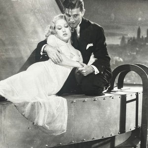 Vintage Bruce Cabot and Fay Wray in King Kong Original Studio Photograph 1933 / Antique King Kong Studio Photo
