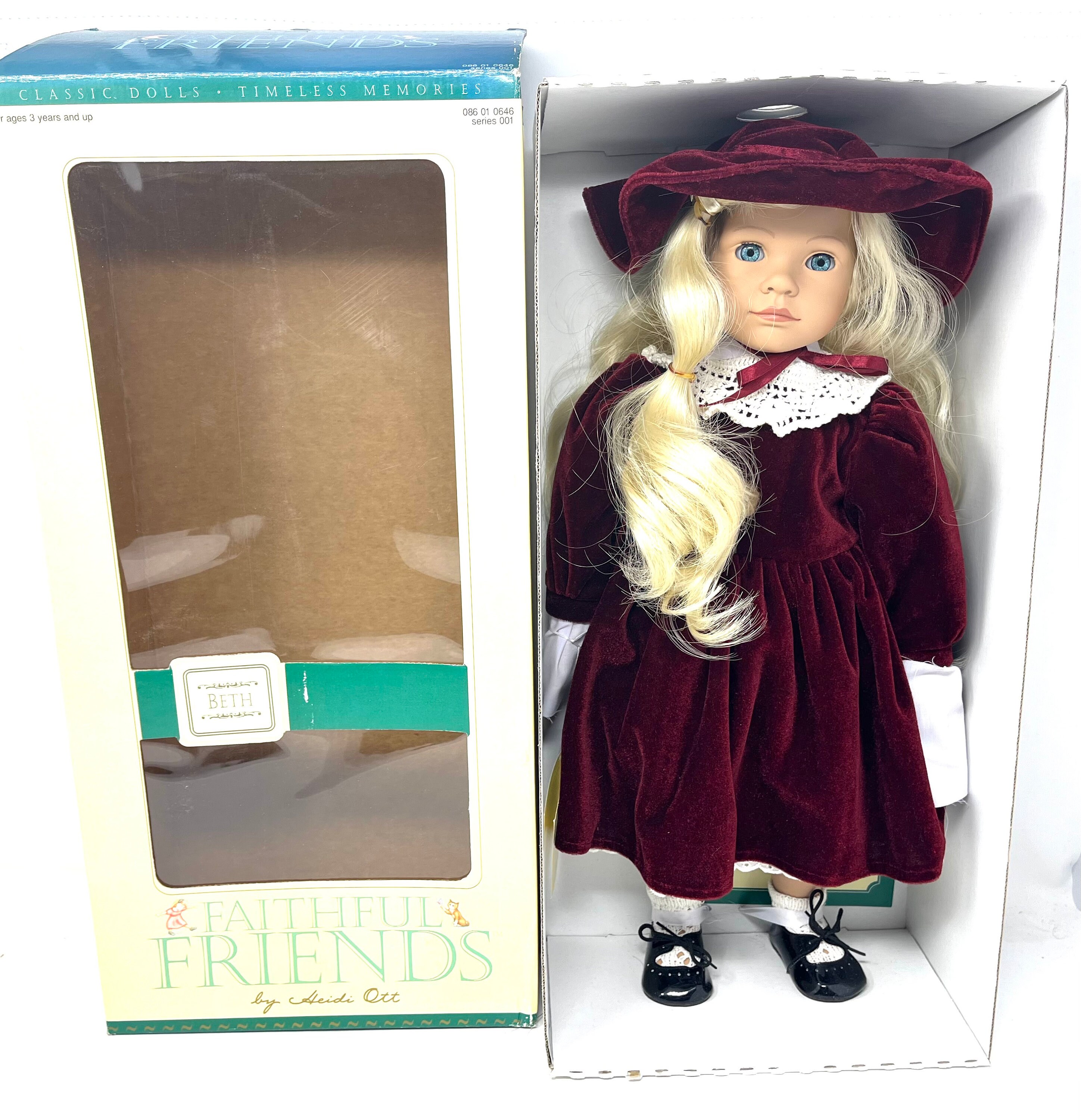 Faithful Friends Beth Collection Doll New in Box Vintage / Antique
