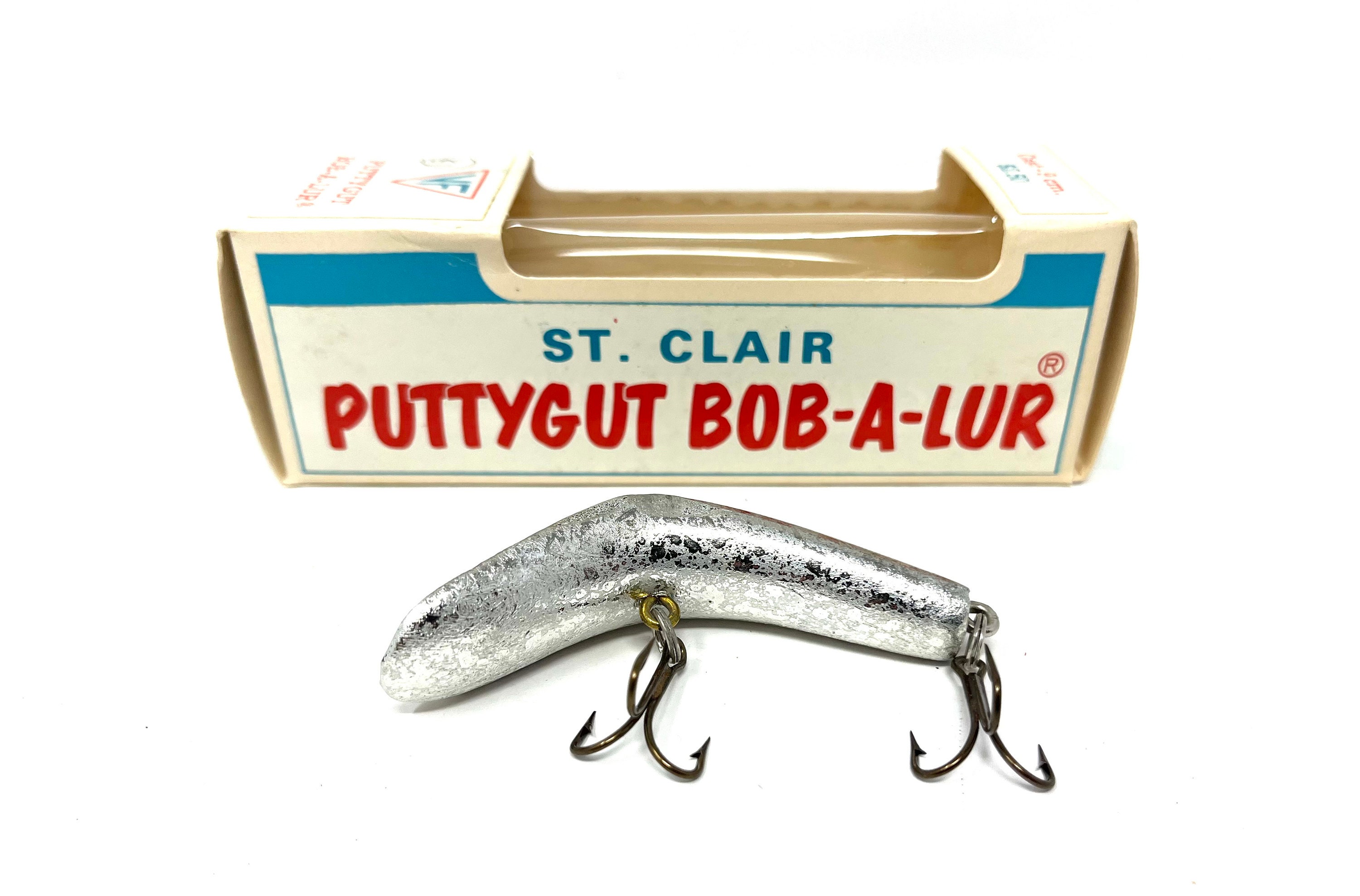 Vintage St Clair Puttygut Bob-a-lure Fishing Lure With Original