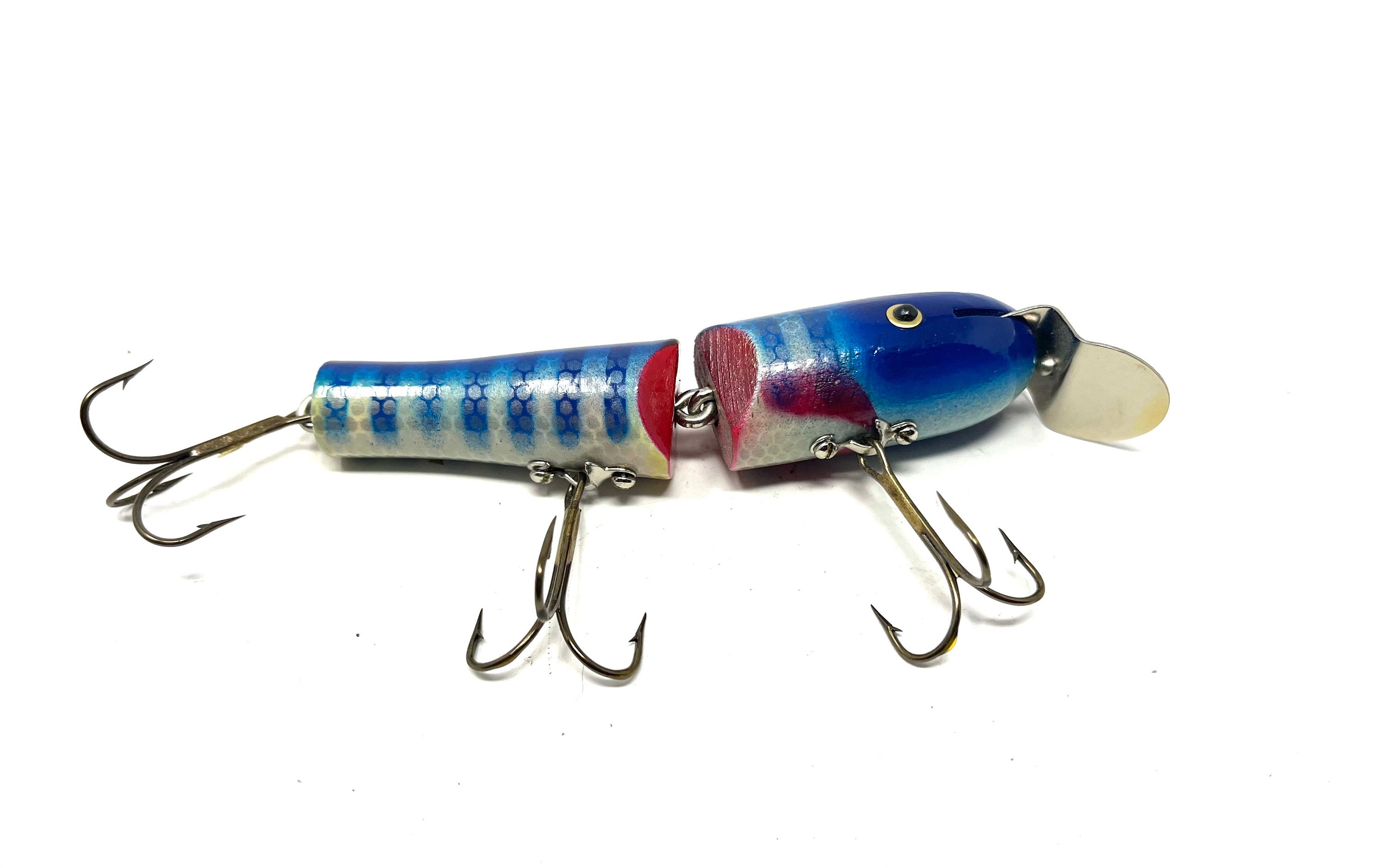 Vintage Lucky Strike Jointed Pikie Blue Tough Color Unfished / Antique  Fishing Lure Unfished Lucky Strike Jointed Pikie Blue -  Canada