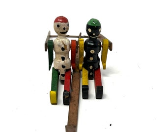 Vintage Pair of Jig Dolls / Antique Pair of Jig Dolls