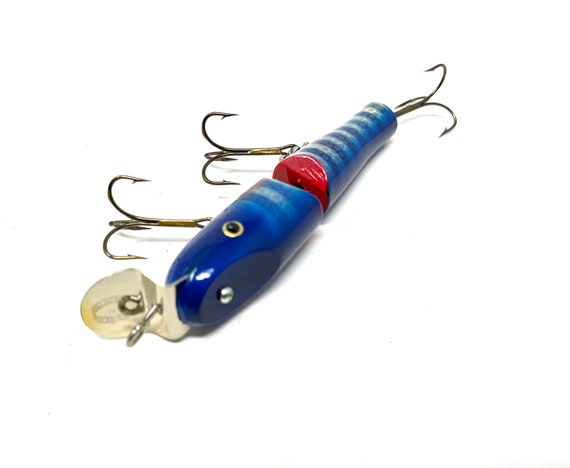 Vintage Lucky Strike Jointed Pikie Blue Tough Color Unfished / Antique  Fishing Lure Unfished Lucky Strike Jointed Pikie Blue -  Canada
