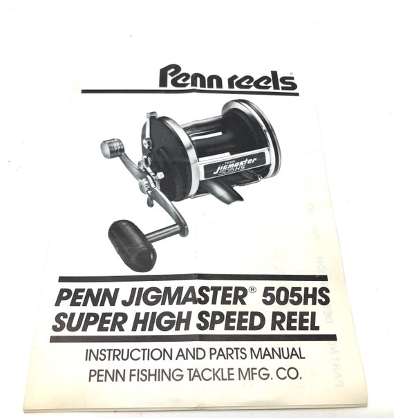 Vintage Fishing Ephemera / 6 Fishing Reel Instruction and Parts Manuals /  Garcia Parts Manual / Penn Parts Manual / Shimano Parts Manual -  Hong  Kong