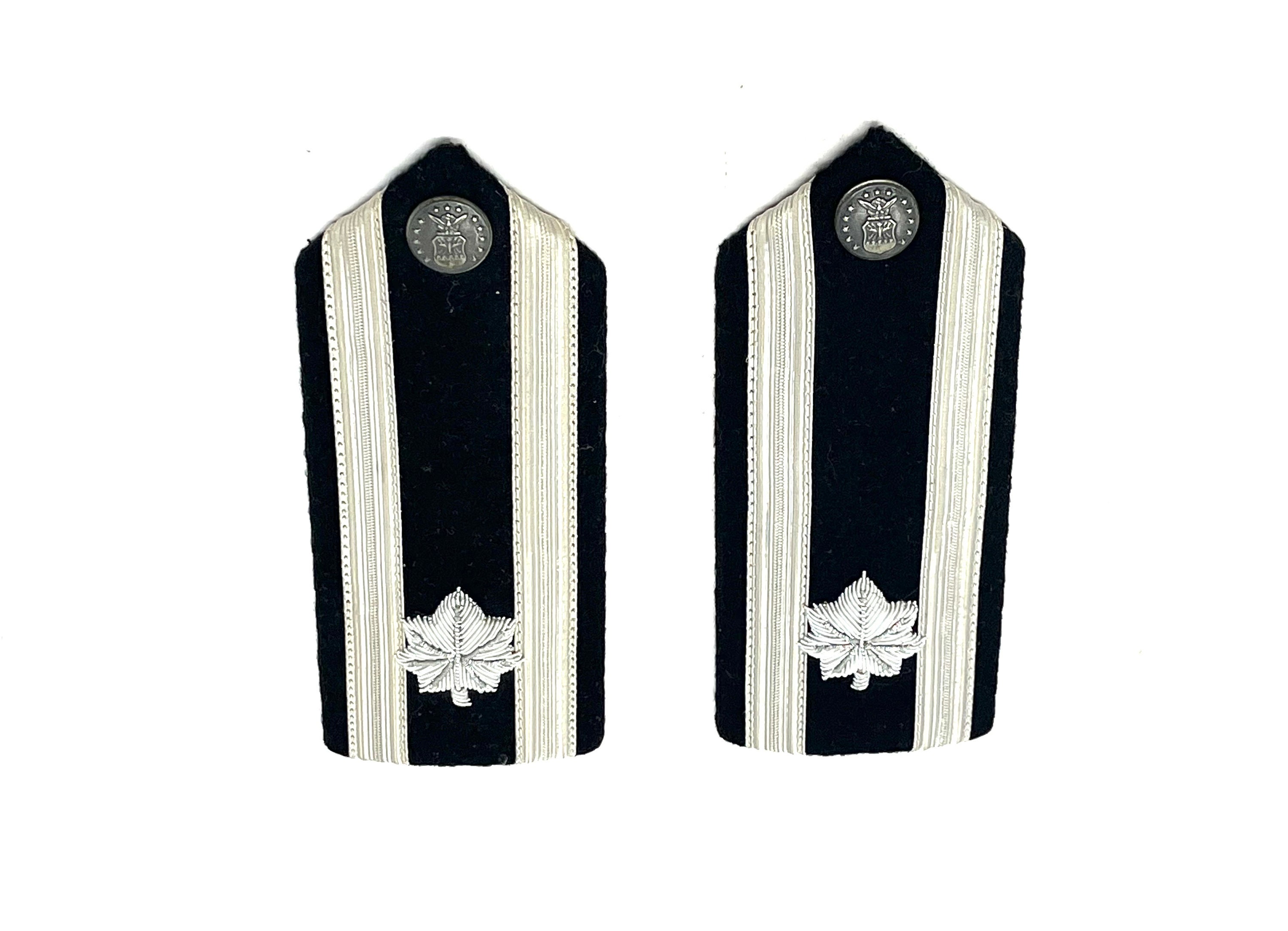 US Air Force Lieutenant Colonel Shoulder Board Vintage 1960s/ Antique US Air Force Lieutenant Colonel Shoulder Board