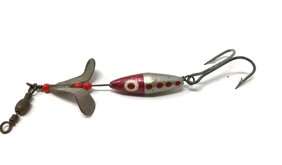 Vintage Joe Pepper Stream Lined Minnow Lure / Antique Fishing Lure