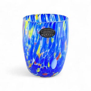 MURANO Vetro Eseguito Mouth Blown Glass / Tumbler made in Italy
