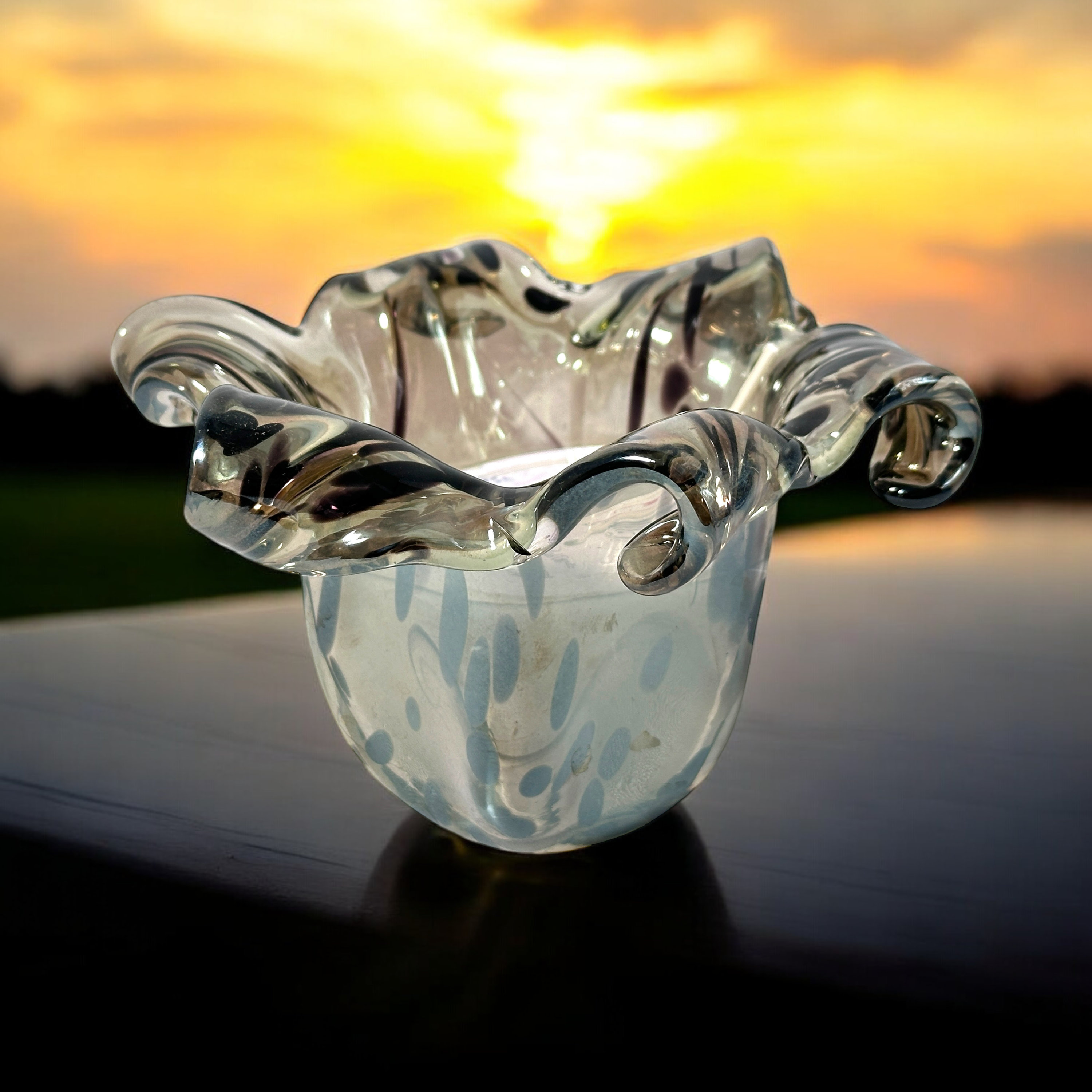 Tammaro Home MURANO Glass Candle , Vase ITALY - Etsy