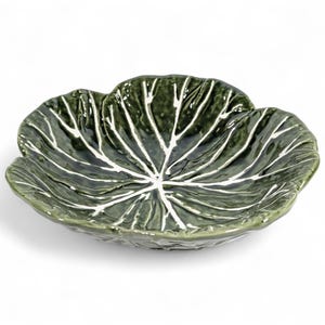 BORDALLO PINHEIRO Portugal Grünkohlförmige Schale (22,5 cm)