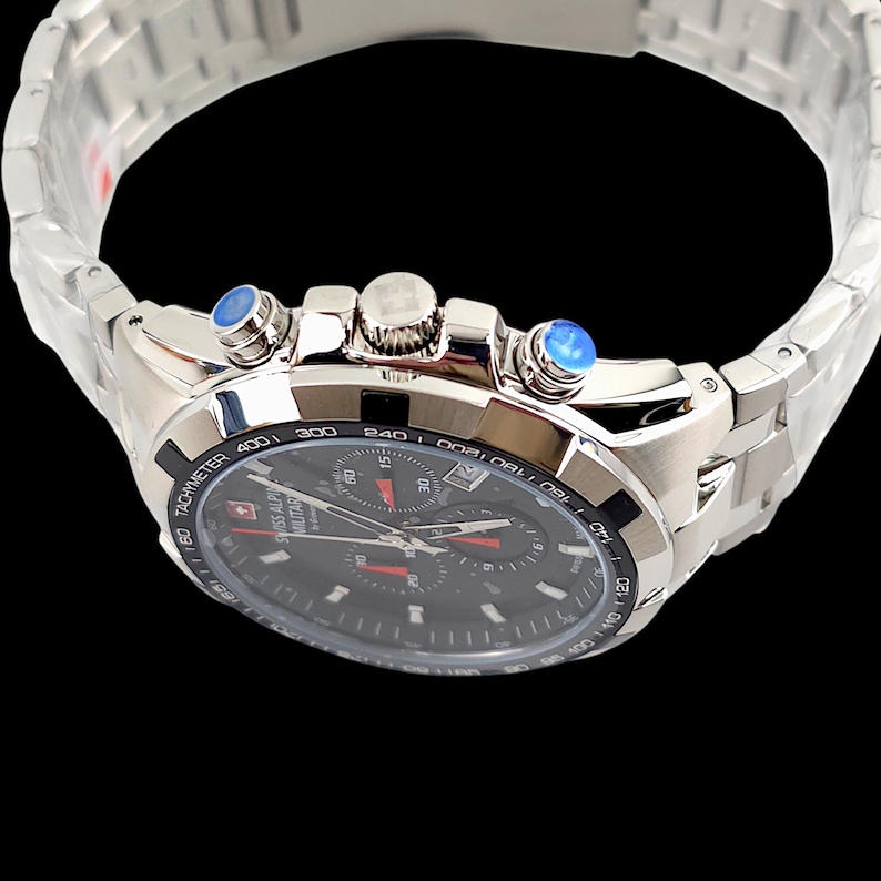 SWISS ALPINE MILITARY by Grovana Star Fighter Chronograph Watch image 3