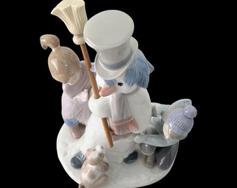 LLADRO Porcelain Figurine of A Snowman #5713 - Etsy