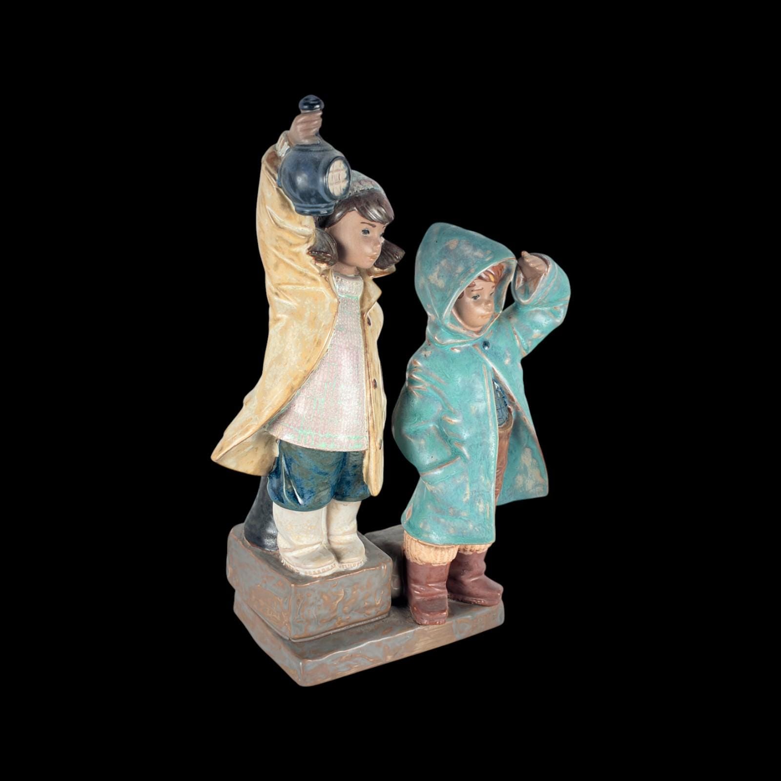 Lladro Porcelain Figurine of Boy and Girl ' Ahoy There ' # 2173 - Etsy