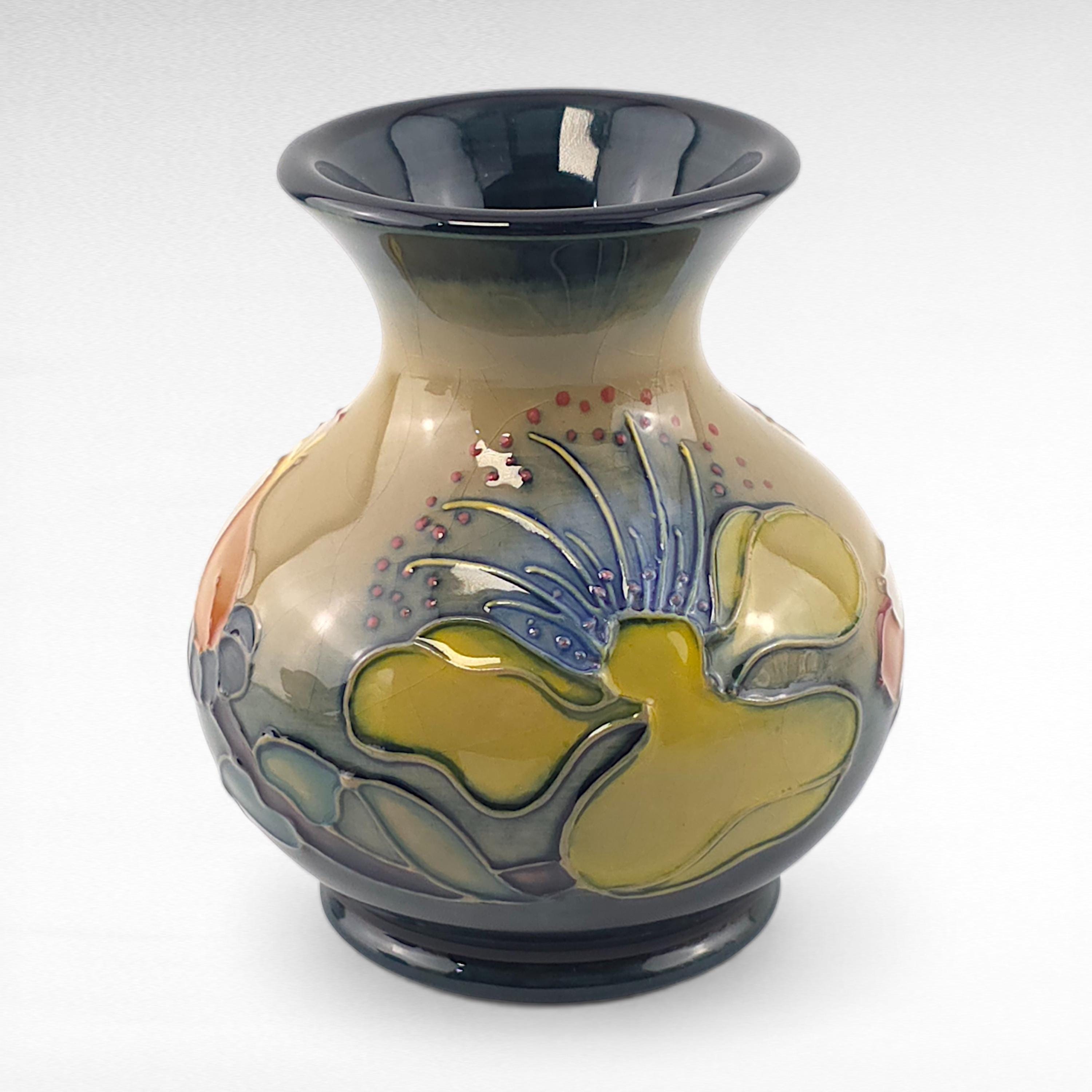 MOORCROFT Pottery ' Hypericum ' Vase Designed by Rachel Bishop