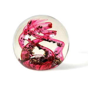 Handmade Signed Selkirk Glass Paperweight Scotland