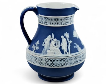 1900 年頃のウェッジウッド グリーン ディップ ジャスパーウェア