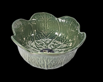 DELTIS Portugal Green Cabbage Shaped Noodles Cereal Salad Bowl (16 cm)