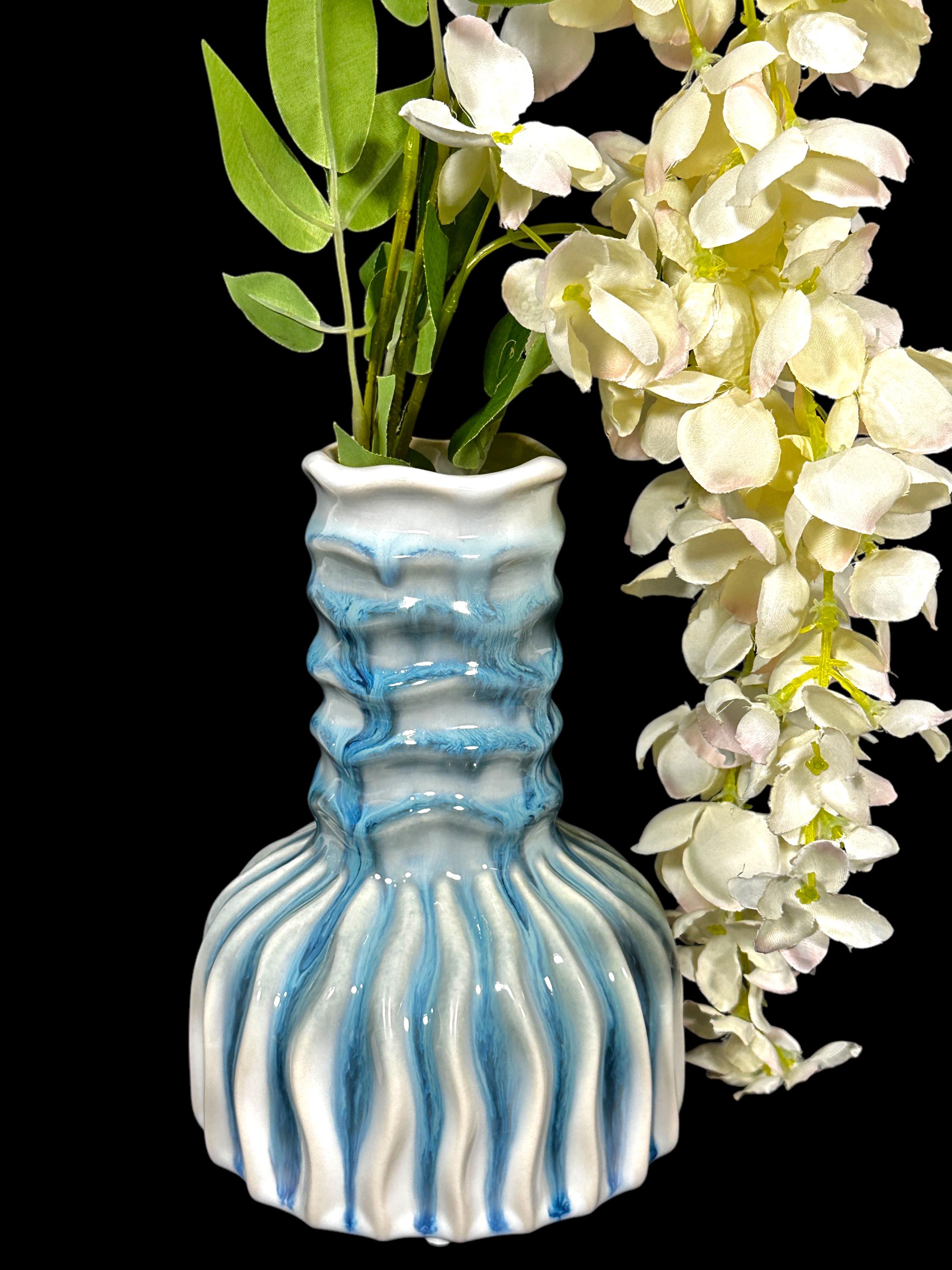 スペイン製手作り陶器花瓶（19 cm x 14 cm） - Etsy 日本