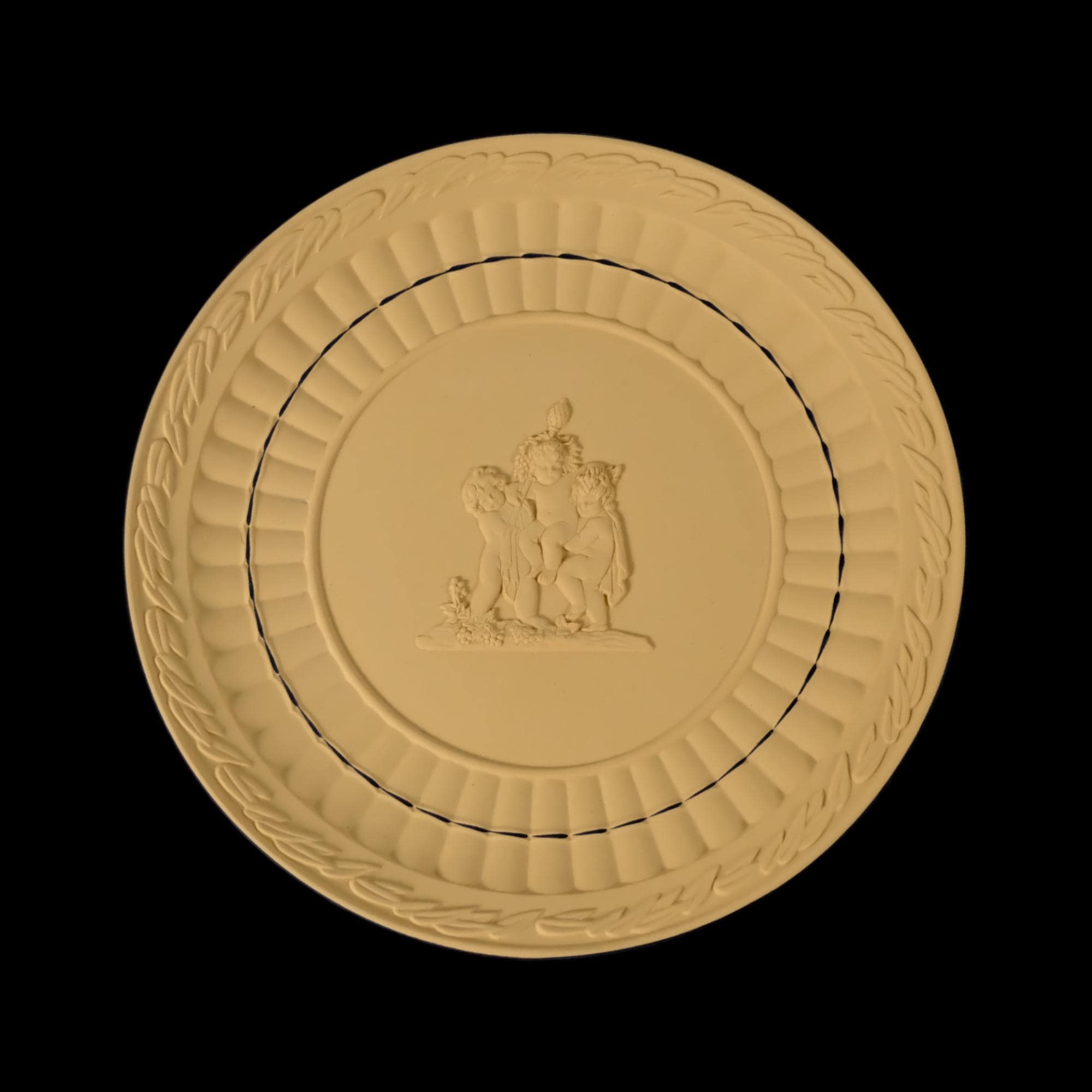 WEDGWOOD Jasperware Handcrafted Cane Yellow Plate - Etsy