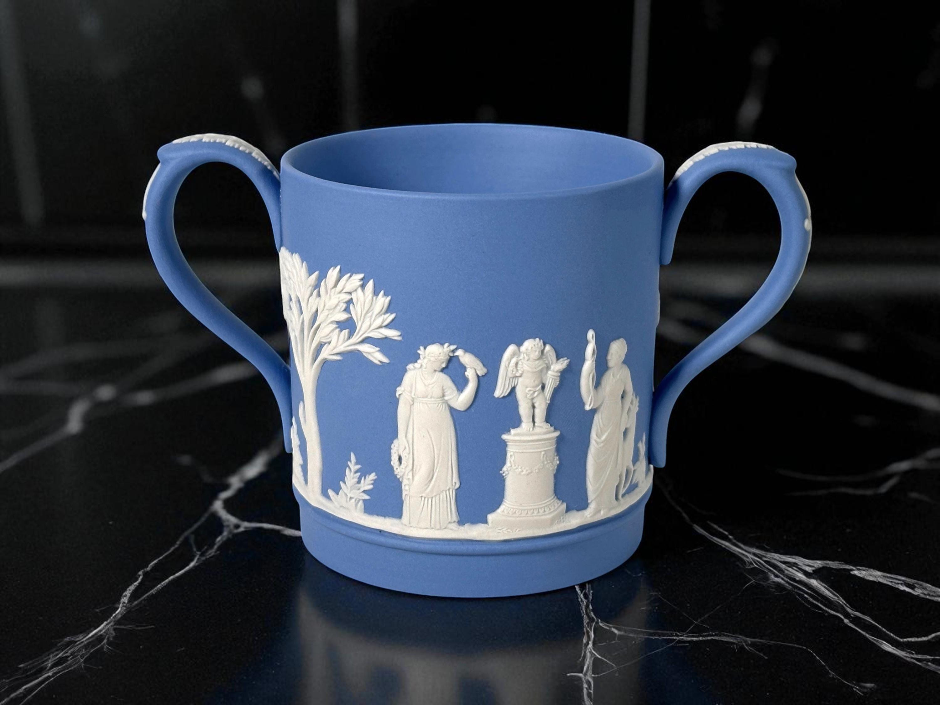 のジャスパーウェア（Jasperware） 5枚セット ウェッジウッド ジャスパーウェア ハンドクラフト ペールブルー