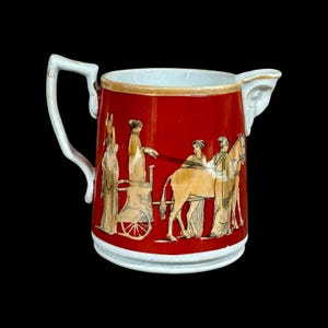Antique c1857 C.E. & M. Ceramic Creamer