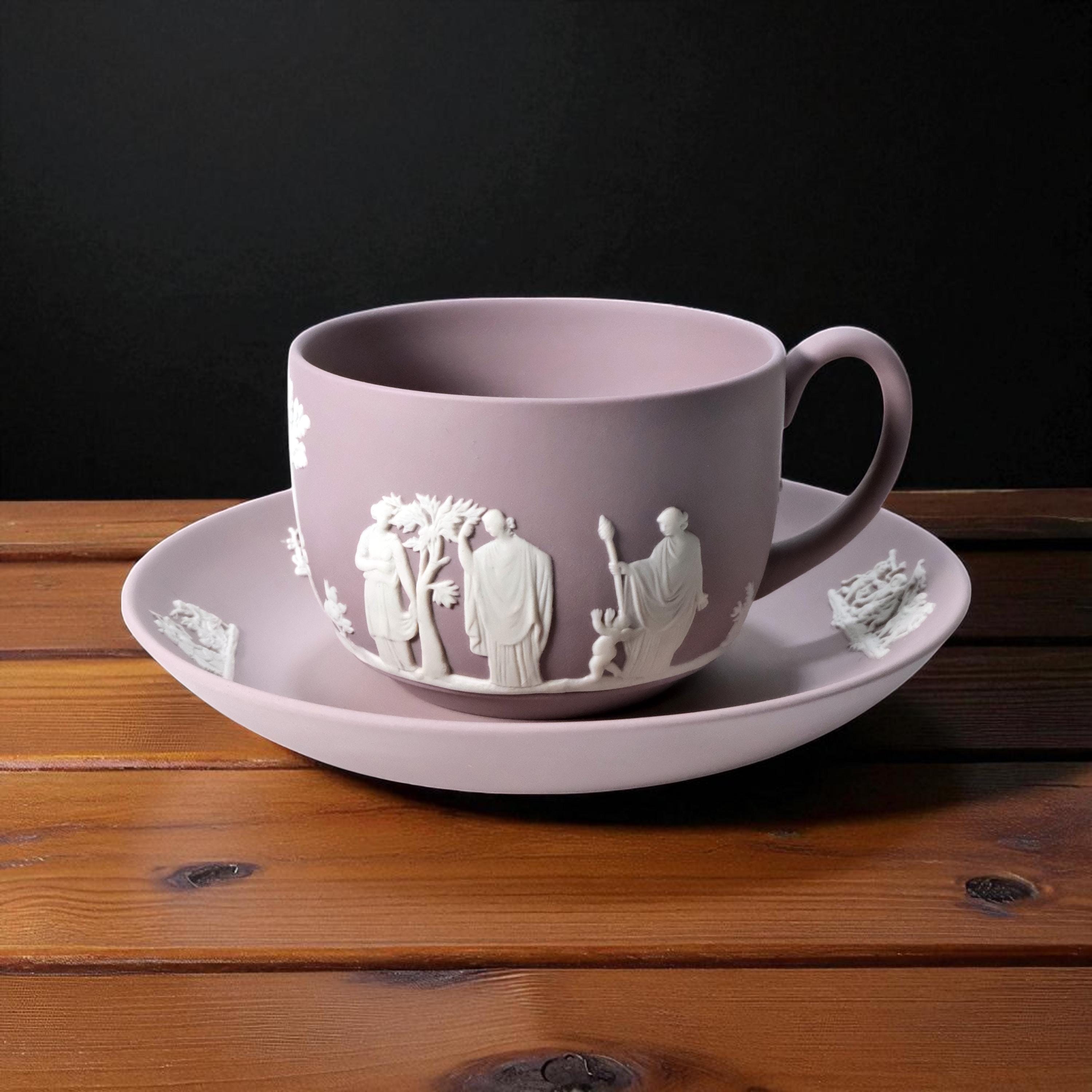 ウェッジウッド ジャスパーウェア ハンドクラフト ライラック/パープル