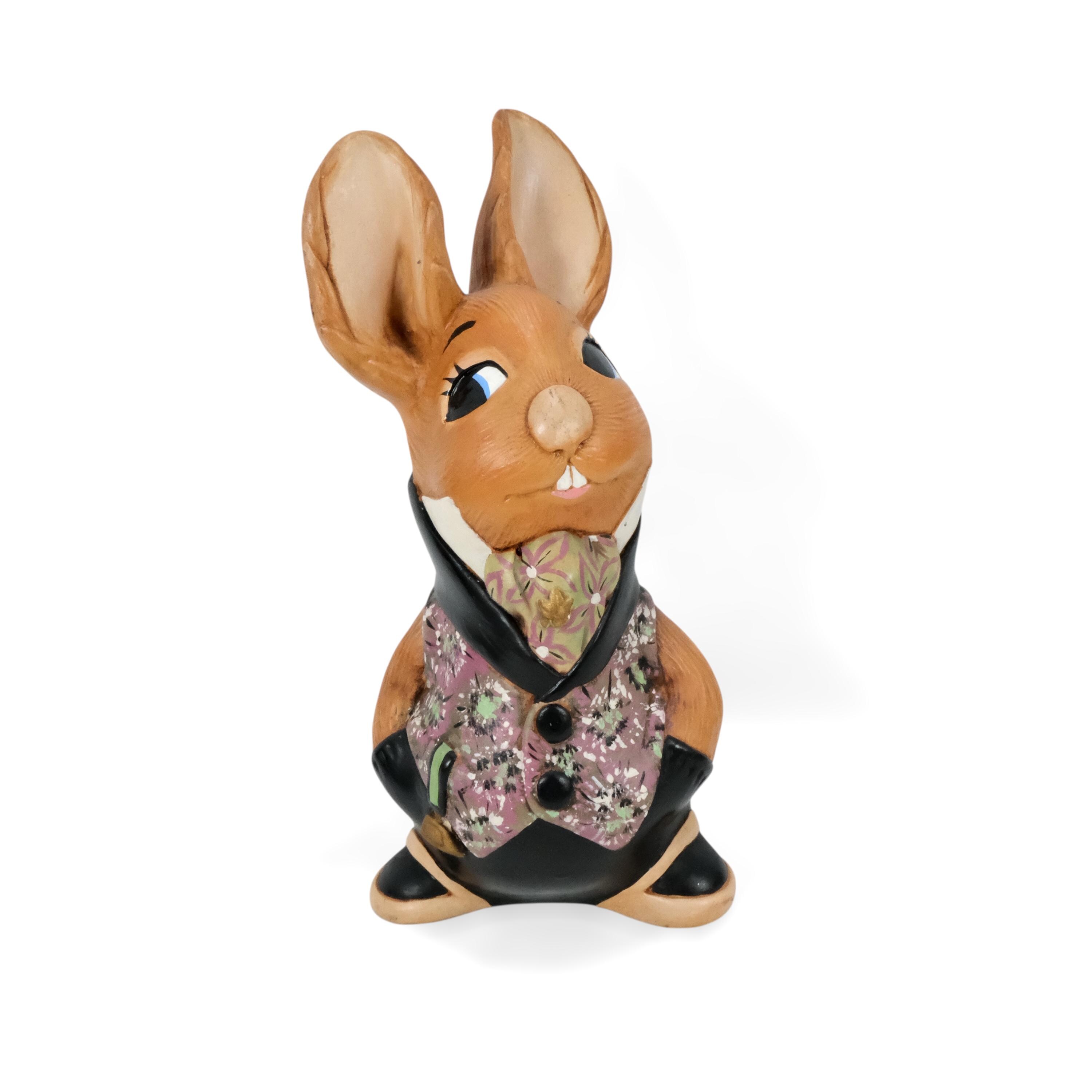 VTG Hand Painted Stonecraft PENDELFIN Rabbit Large Figurine ' Uncle Soames '