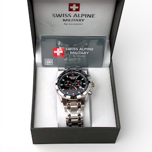 SWISS ALPINE MILITARY by Grovana Star Fighter Chronograph Watch image 9