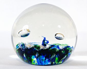 Handmade Signed Selkirk Glass Paperweight Scotland - Etsy