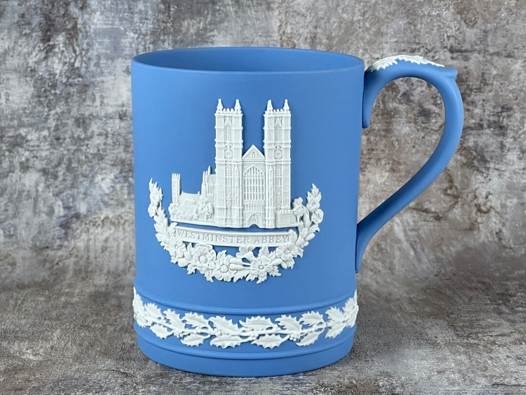WEDGWOOD Jasperware Pale Blue Tankard / Mug WESTMINSTER Etsy