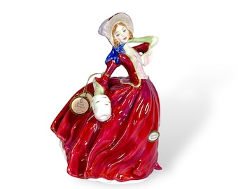 リヤドロ 磁器製 花籠を持つ少女の置物「春が来た」 #5223 - Etsy 日本