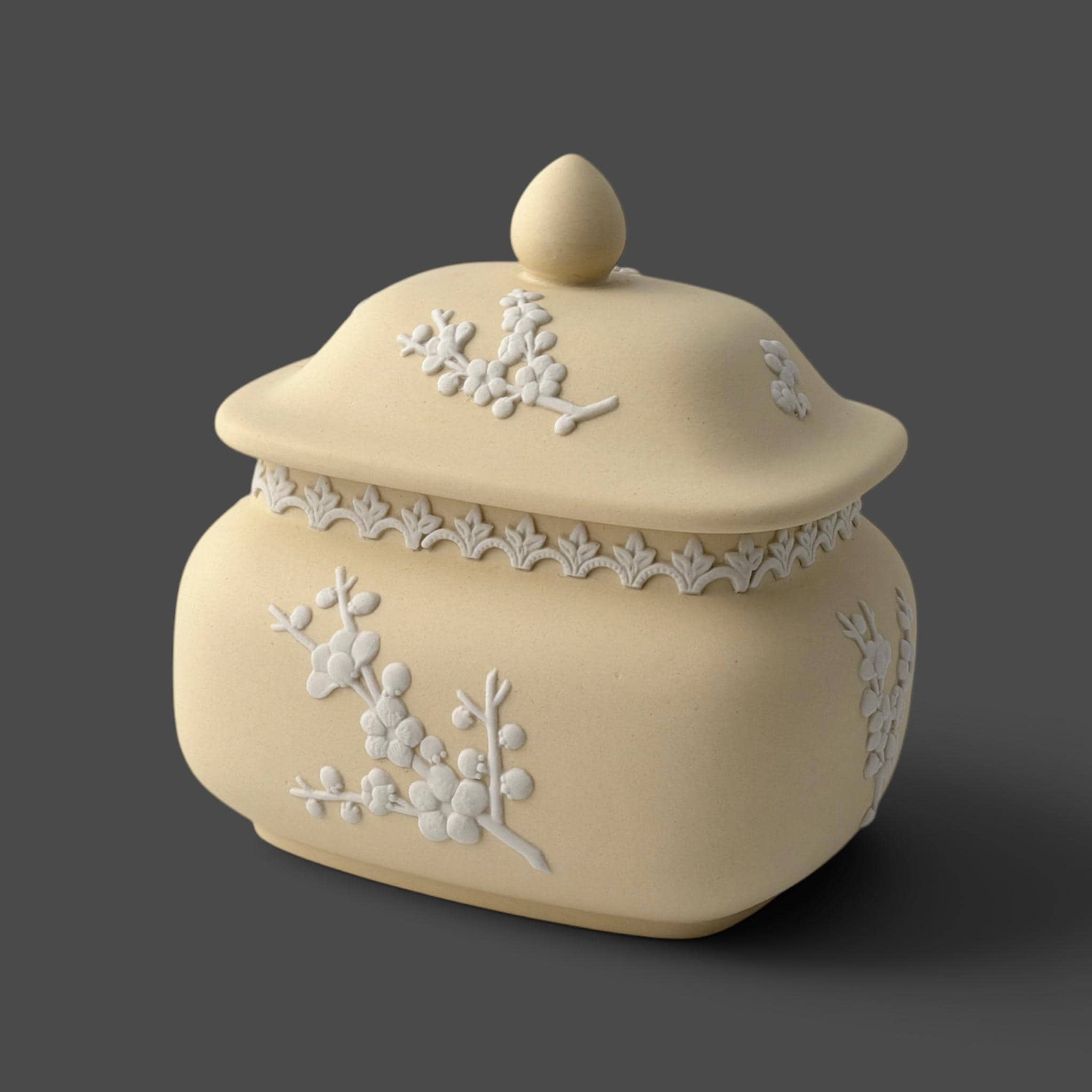 Wedgwood Jasperware Handcrafted Primrose Yellow Jar / Pot - Etsy