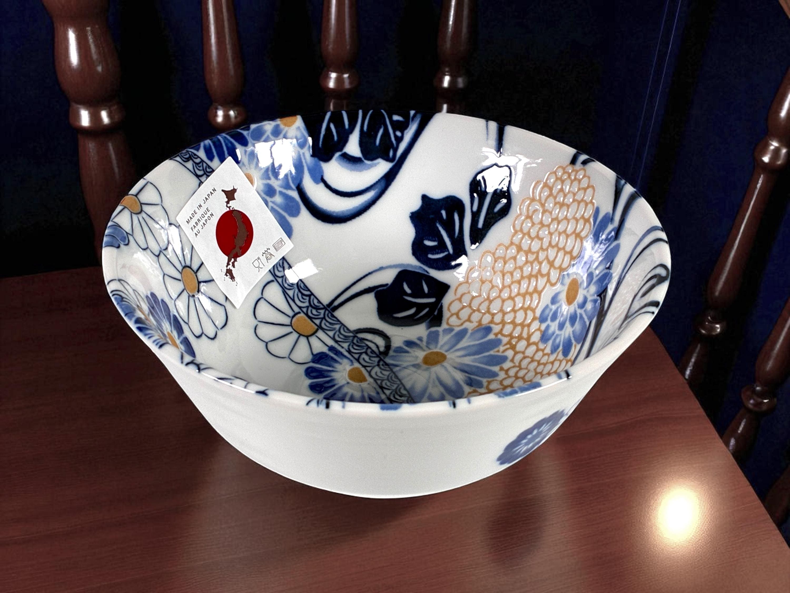 New TONO TOKI Japanese Bone China Ramen Noodles Soup Bowl (15cm
