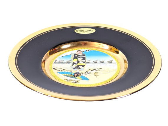 The Art of CHOKIN Japanese Small Plate 24k Gold Edged - Etsy