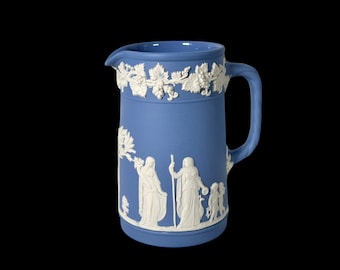 WEDGWOOD Jasperware Pale Blue Jug Vase or It Could Be a Mug '64