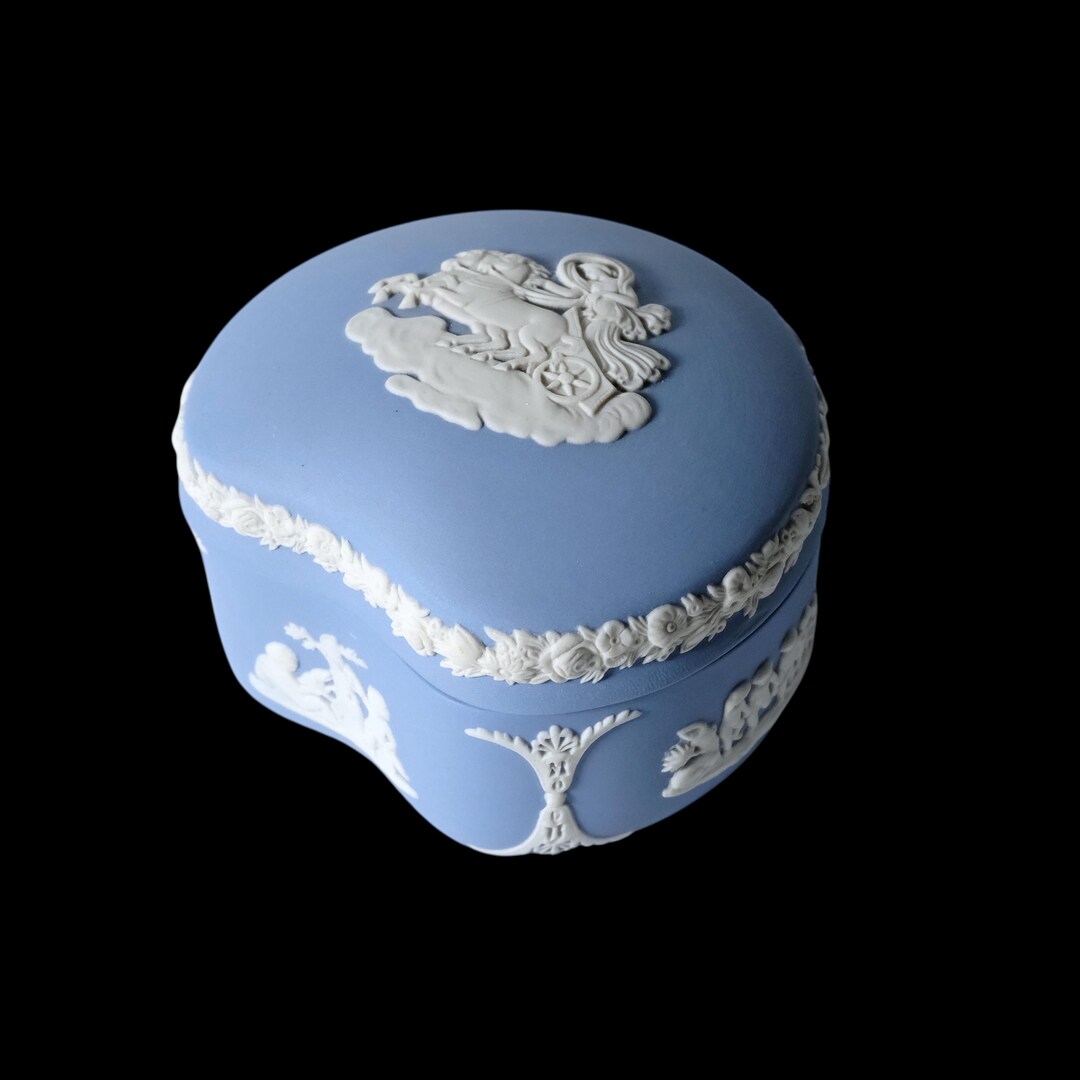 ウェッジウッド ジャスパーウェア ハンドクラフト ペールブルー 小物