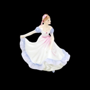 Vintage Royal Doulton Kleine Figur, NINETTE H.N. 3215, Entwurf Peggy Davies 70er Jahre