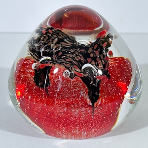 Vintage Possibly Caithness Glass Paperweight