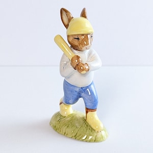 Vintage Figur, ROYAL DOULTON Home Run Bunnykins DB 43 , 1985